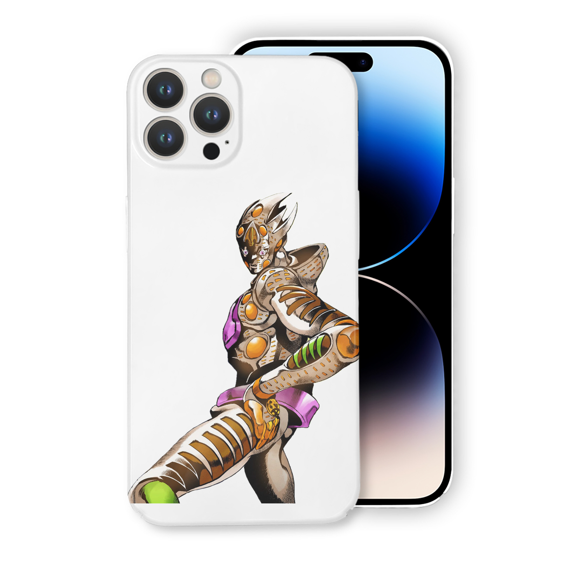 （画像用） ジョジョの奇妙な冒険 ジョルノ?ジョバァーナ JoJo's Bizarre Adventure Giorno Giovanna 【iPhone 14シリーズ対応】ハードケース